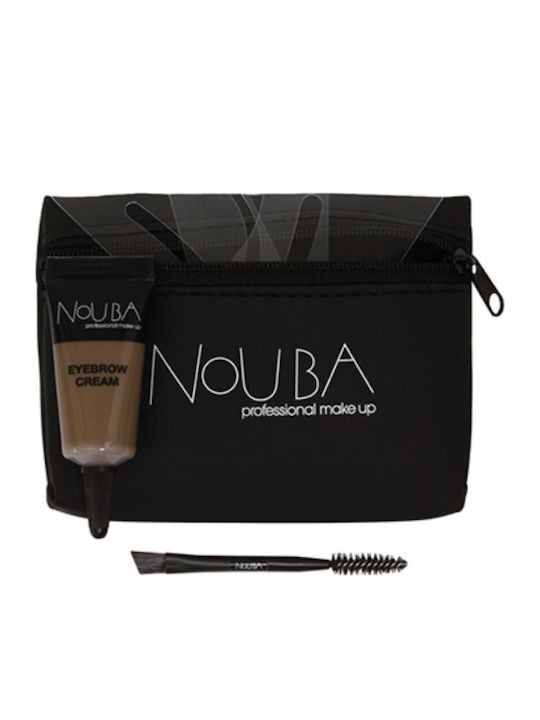 Nouba Brow Improver Σετ Μακιγιάζ για τα Φρύδια με Νεσεσέρ 3τμχ