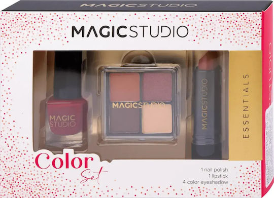 Magic Studio Paletă de machiaj pentru Ochi și Buze Eyeshadow palette (4 colors)