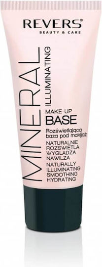 Revers Cosmetics Mineral Make-Up Base Primer For Face In Cream Formulation Illuminating 30ml