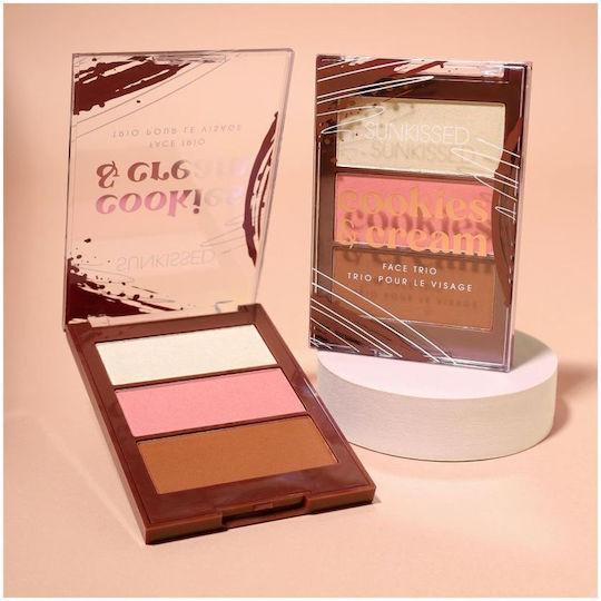 Cream Face Trio Palette Cookies & Cream 11.1gr