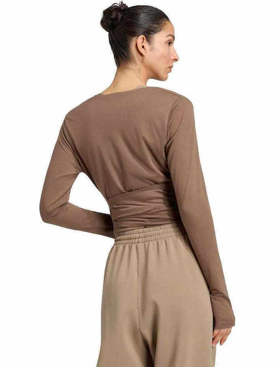 adidas Damen Bluse Braun