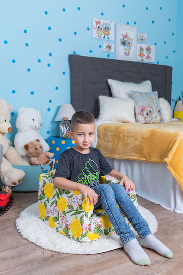 Детско Кресло Жълто 34x30см.