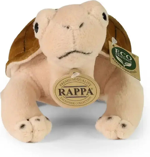 Rappa Plush Turtle Brown Agatha for Newborns 17 cm