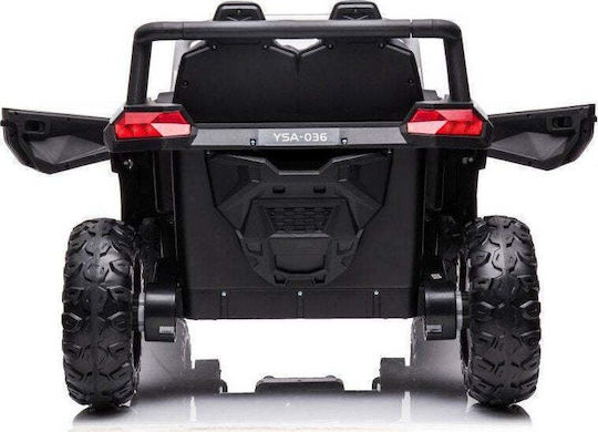 YSA036 4x4 Buggy Doppelsitzer Mit Fernbedienung 12 Volt Weiß Für 4+ Jahre