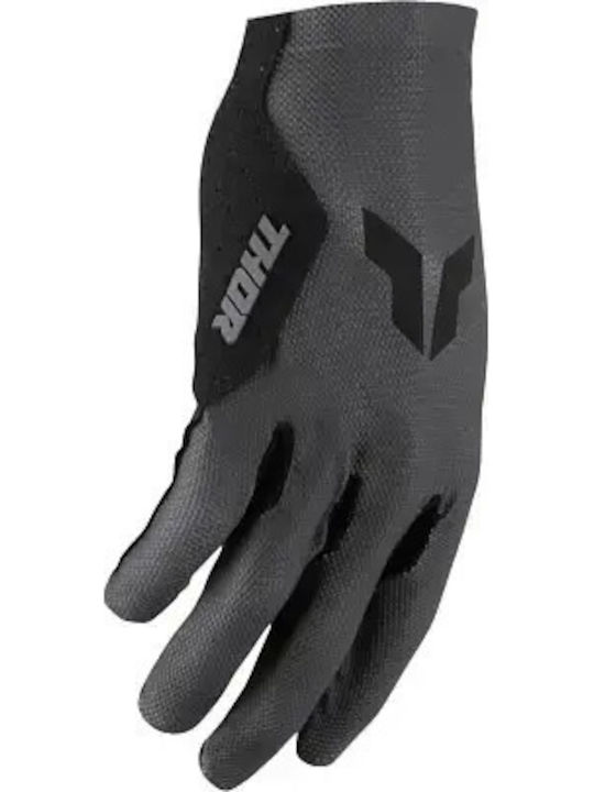 Thor Sportmode Air Iconic Летни Мъжки Мотоциклетни Ръкавици Motocross Charcoal