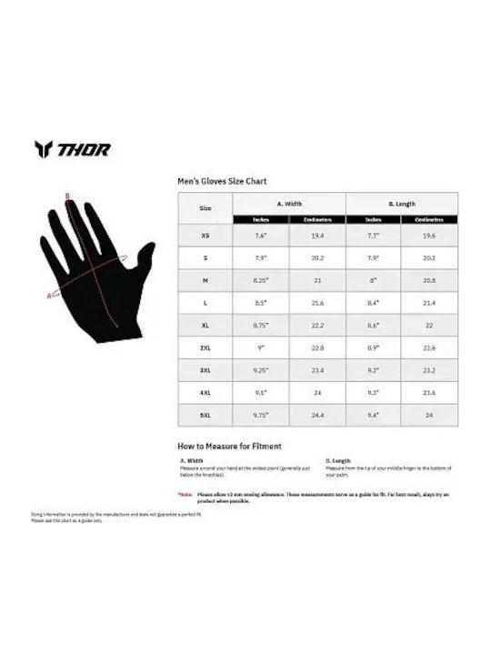 Thor Sportmode Air Iconic Летни Мъжки Мотоциклетни Ръкавици Motocross Charcoal