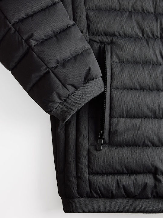 Demiando 265 3 in 1 Winter Puffer Herren Jacke Schwarz