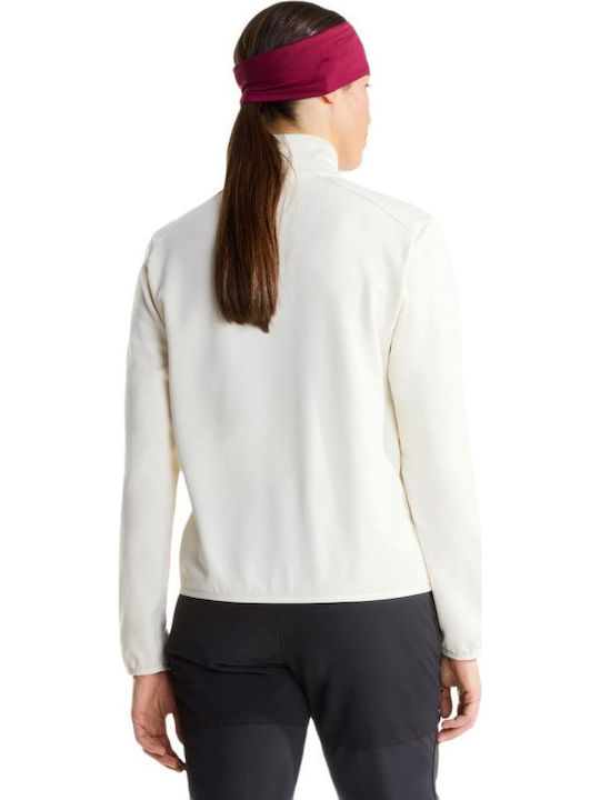 The North Face Weiße Fleece-Strickjacke