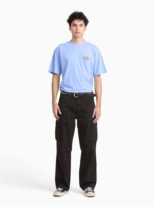 Herrenhose Cargo Lose Passform Schwarz