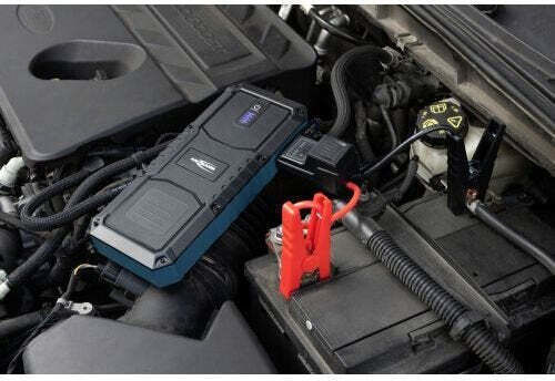 Ansmann Portable Car & Motorcycle Battery Starter 2500A with Power Bank USB Flashlight 12V