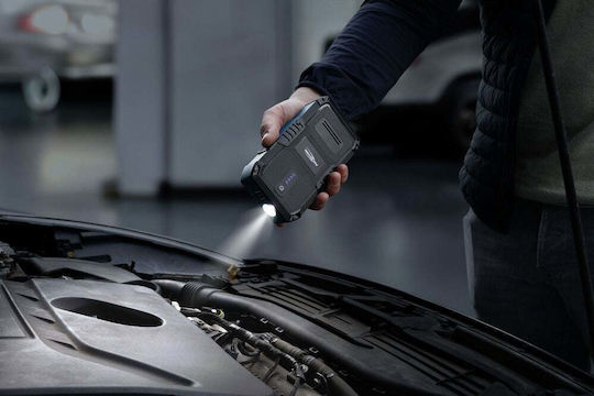 Ansmann Tragbarer Batterie-Starter Auto & Motorrad 1500A mit Power Bank USB Taschenlampe 12V