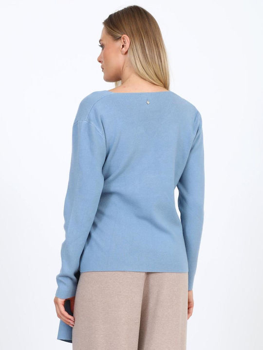 Damen Bluse Hellblau