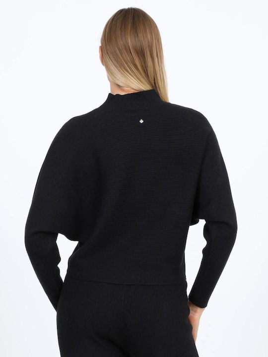 Damen Pullover mit 3/4 Ärmel Schwarze