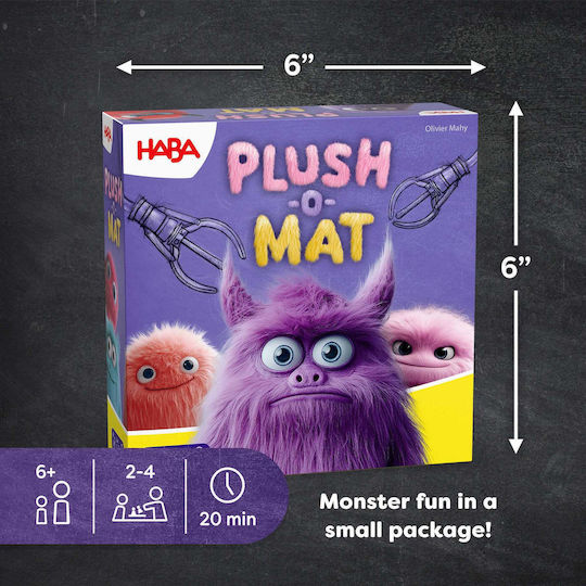 Επιτραπέζιο Παιχνίδι Plush-O-Mat για 2-4 Παίκτες 6+ Ετών (EN) Haba