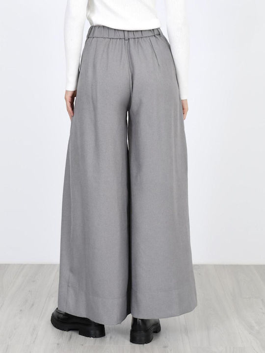 Women's Pantaloons with Elastic Grey