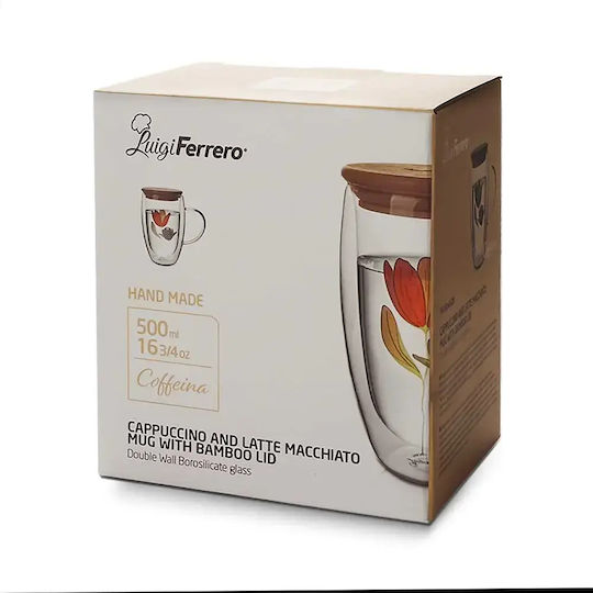 Luigi Ferrero Keramiktasse Mit Deckel Braune 500ml