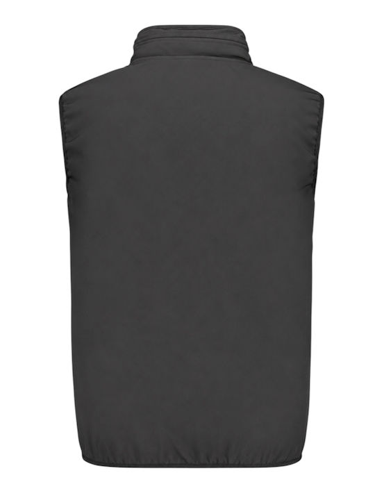 Αμάνικο Μπουφάν Softshell Αδιάβροχο και Αντιανεμικό Μαύρο