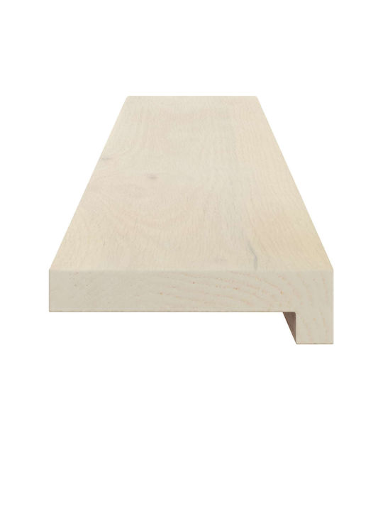 Windows 2 Pcs White 90 X 40 X 2 Cm Solid Oak Wood 42049922 White