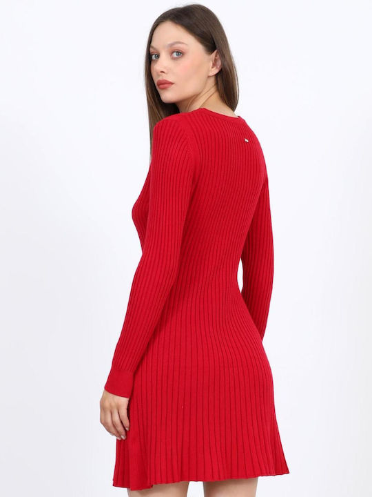 Summer Mini Dress Red