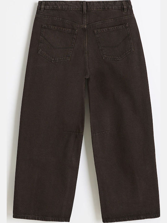 Sorika 265 Γυναικείο Jean Παντελόνι σε Loose Εφαρμογή Καφέ