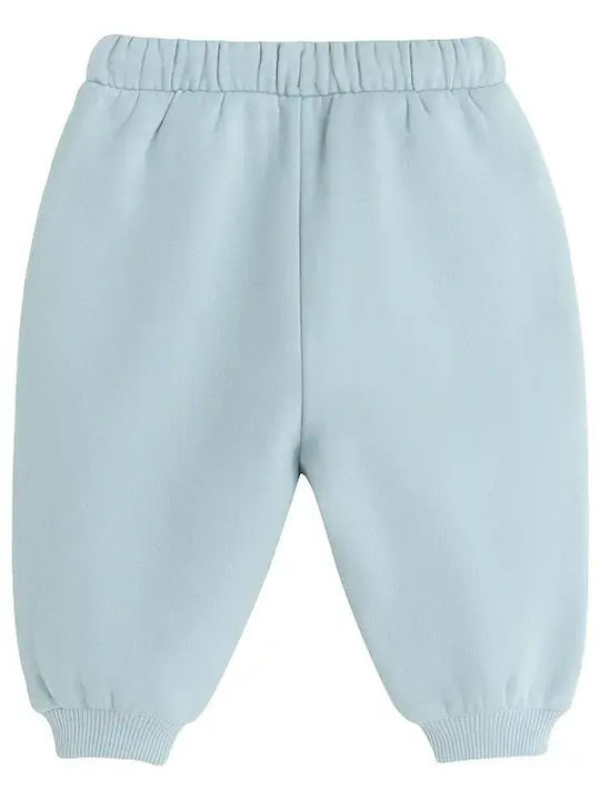 Kinder Trainingsanzug Mit Bluse Hellblau Und Grau 2 Stücke
