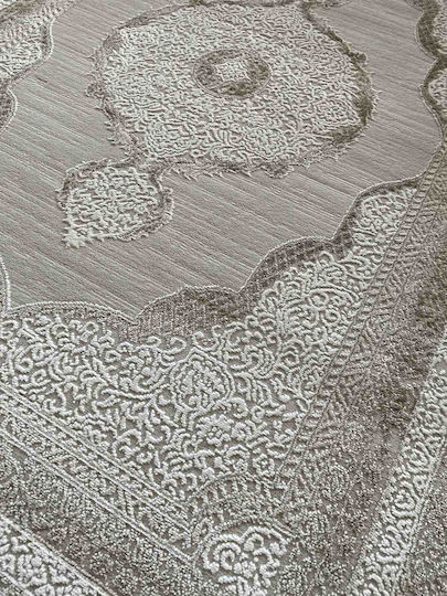 Diva Hl293a Modern Bedroom Rug Set Cream Vizon Diva-HL293-Cream-Vizon-Set 3 Pieces