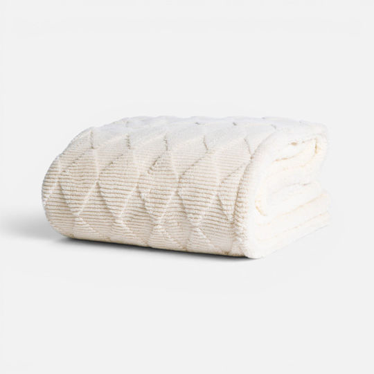 Nef-Nef Homeware Mizenie Одеяло Пике за Канапе 130x180см Екрю