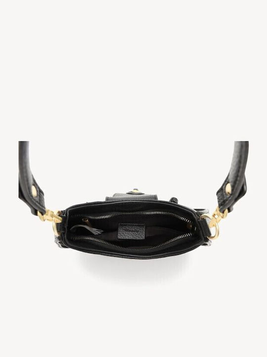 Manuela Damen Handtasche Crossbody Schulter Schwarz