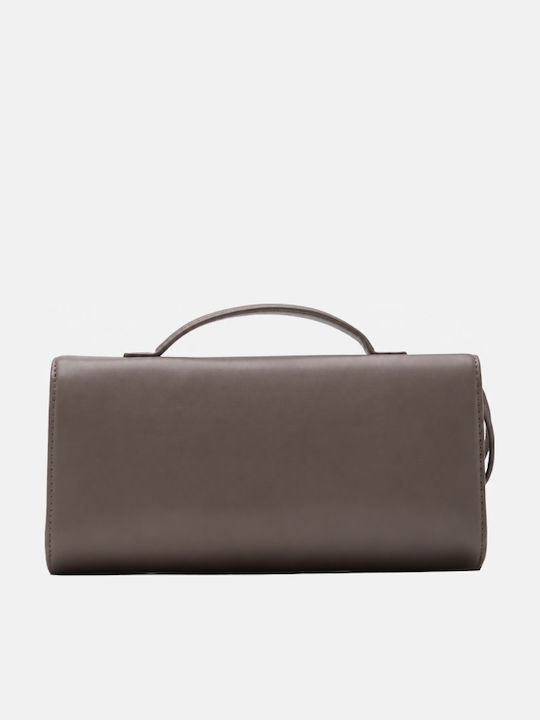 Fabric Women's Khaki Handbag