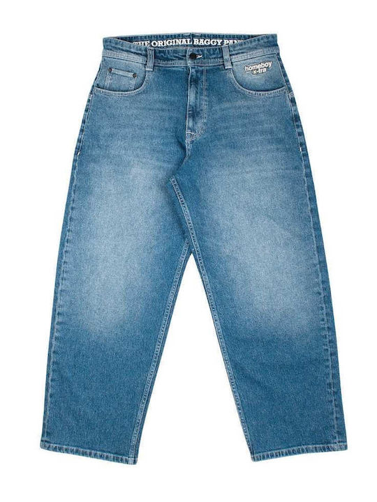 Homeboy X-tra Παντελόνι Τζιν Relaxed Baggy Fit Μπλε