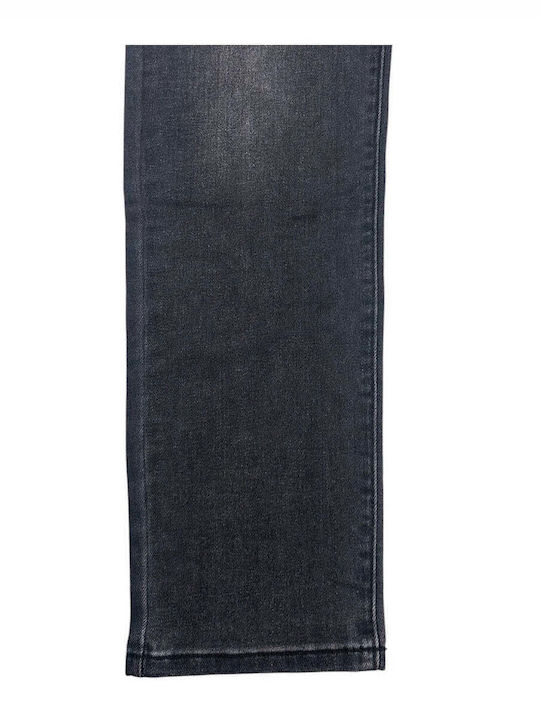 Herren Jeanshose Elastischer Regulär Gerade Passform Grau