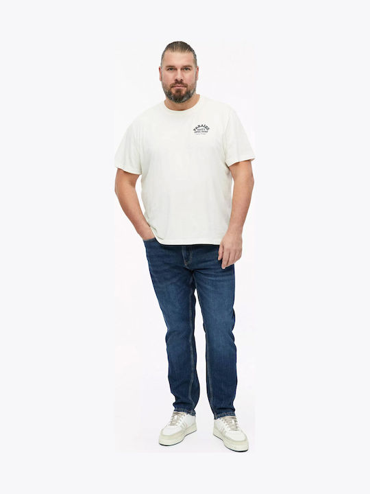 Pantaloni de blugi pentru bărbați Relaxed Straight Fit Blue
