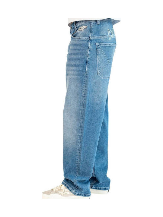X-tra Men's Jeans Pants Relaxed Baggy Fit Blue