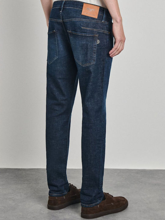 Men's Slim Fit Blue Jeans Pants