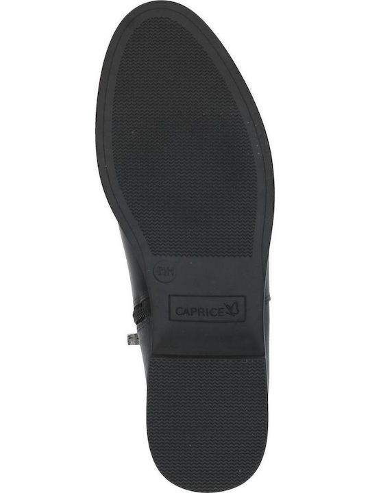 Leather Women's Ankle Boots Black