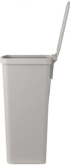 Brabantia Brabantia Kunststoff Mülleimer mit Pedal 40l Graue