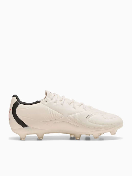 PUMA FG/AG Fußballschuhe mit Stollen Weiß