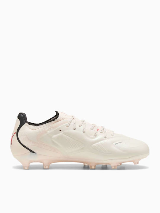 PUMA King 20 Ultimate FG/AG Fußballschuhe mit Stollen Weiß