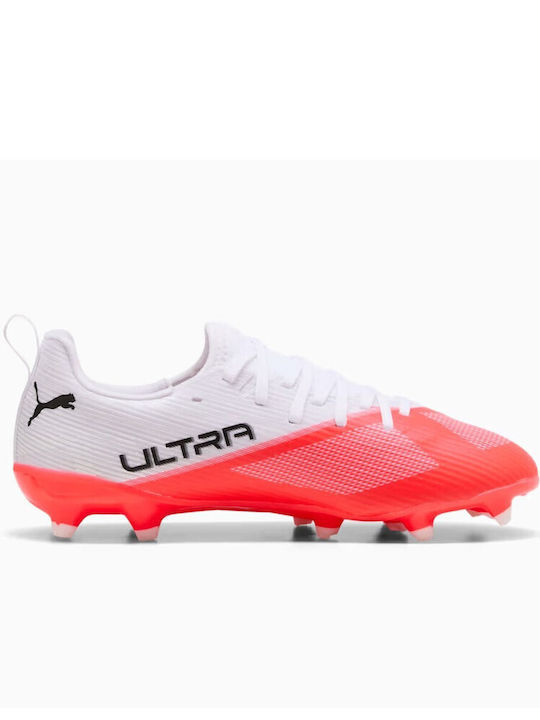 PUMA 7 Match FG/AG Football Shoes with Cleats Red