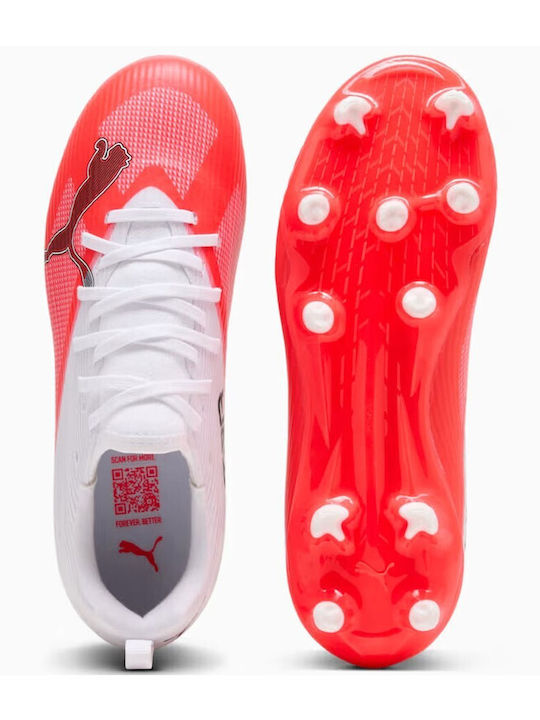 PUMA 7 Match FG/AG Fußballschuhe mit Stollen Rote