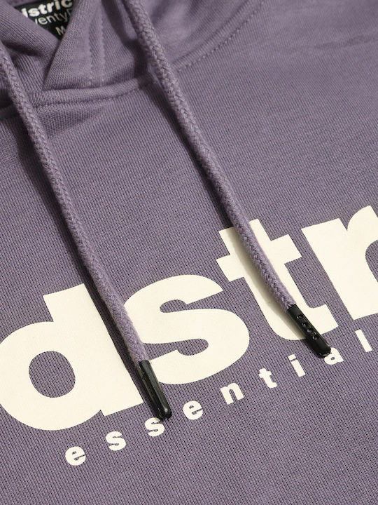Women's Sweatshirt Hooded Purple