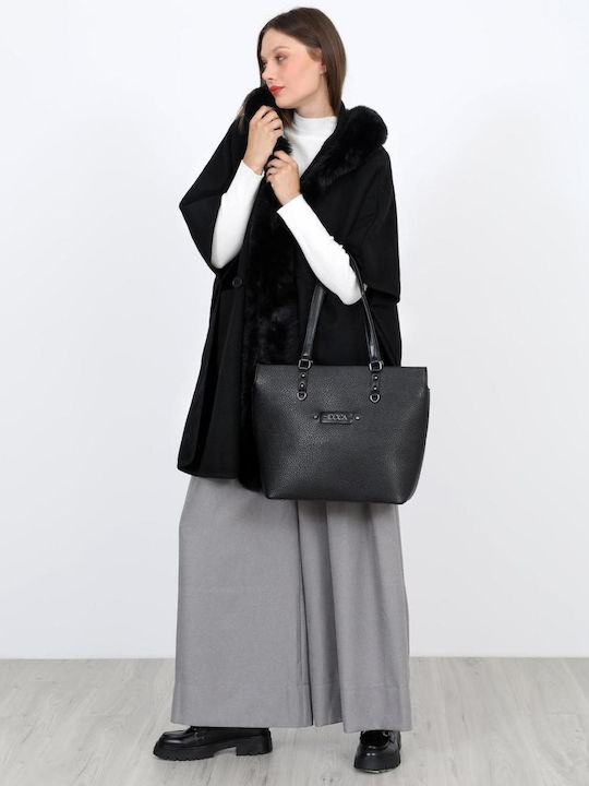 Women's Poncho Black