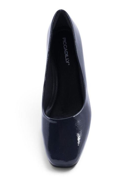 Pumps Mit Niedrigem Absatz Marineblau