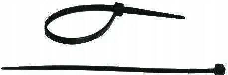 Dedra Пластмасови Кабелни Аксесоари 140mmx3.6mm в Черен Цвят 100 бр
