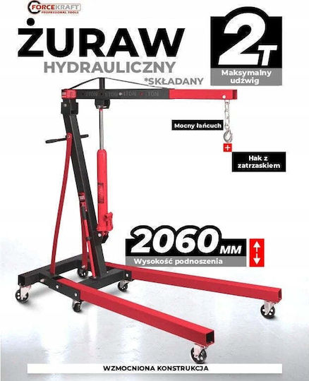 Forcekraft Workshop Jack with Lifting Capacity up to 2 Tons