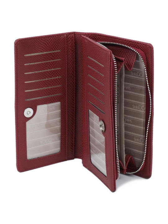 Damenbrieftasche Burgundisch