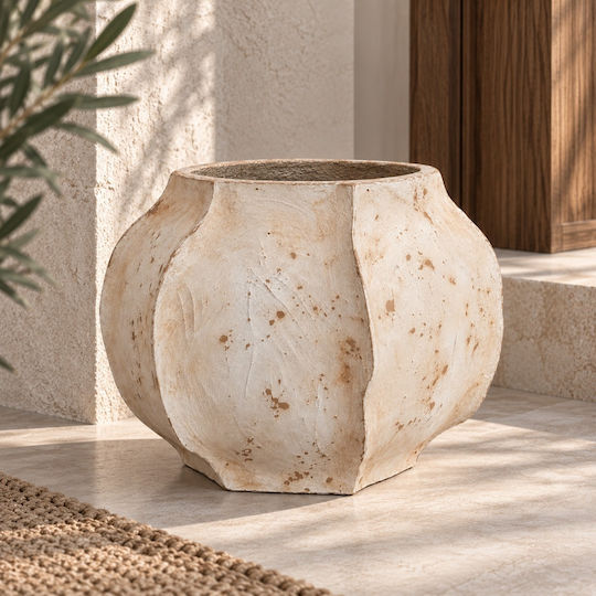Artekko Κασπώ Τσιμεντένιο Μπεζ 41.5x41.5x30.5εκ.