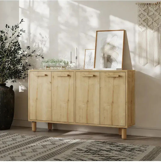 Mobilier Hol cu Suport Pentru Pantofi Maro 120x30x73εκ.