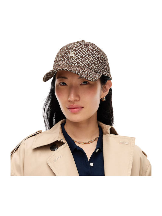 Tommy Hilfiger Monogram Kappen Frauen Tommy Hilfiger Beige Braun Aw0aw19095-gsz