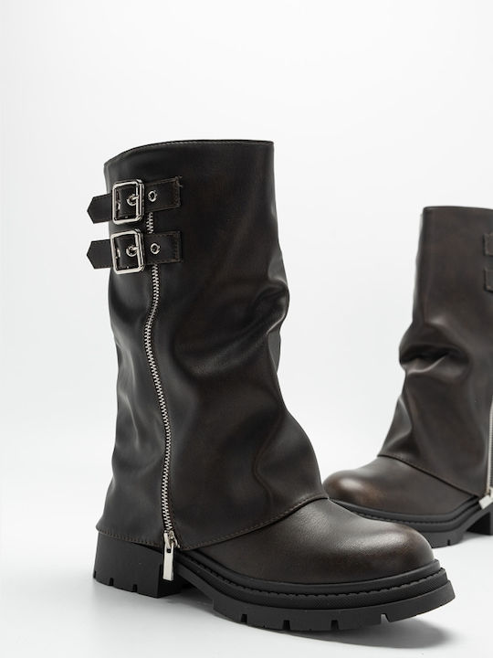 Damenstiefel Braun